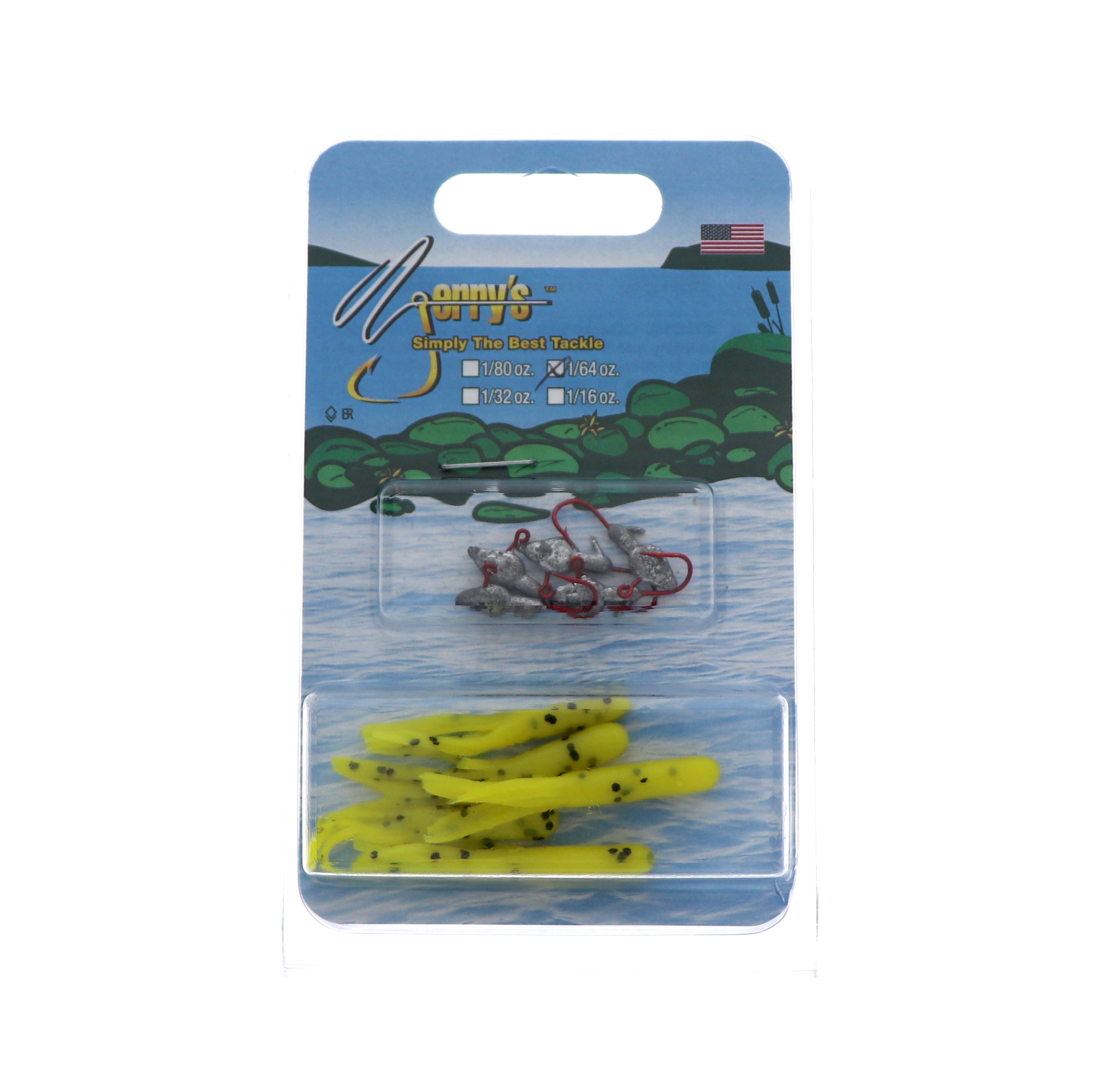Jerry's Lures 1/64oz Mini Jig. Tube/Jig head Combo. Pack - Dry Creek  Outfitters